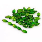 High Natural Diopside 2.5x5mm Jade Inlay Jewelry