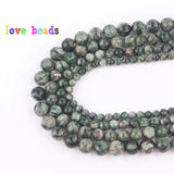 Natural Emeralds Beads Green Gems Stone Loose Round Beads 6/8/10/12mm