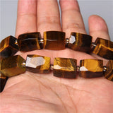 Yellow Tiger Eye Stone Beads 12x16mm Loose Tube Gem DIY