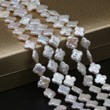 13x14mm Natural Freshwater Pearl Baroque Beads Plum-Shaped for DIY Jewelry