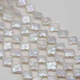 13x14mm Natural Freshwater Pearl Baroque Beads Plum-Shaped for DIY Jewelry