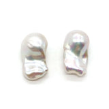 Baroque Natural Freshwater Pearl Necklace Earring Set