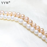 9-10mm Natural Freshwater Pearl Beads DIY Jewelry Making