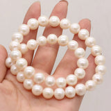 Natural Freshwater Pearl Beads Round Loose Pearls for Jewelry Making