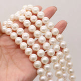 Natural Freshwater Pearl Beads Round Loose Pearls for Jewelry Making