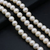 Natural Freshwater Pearl Beads Round Loose Pearls for Jewelry Making