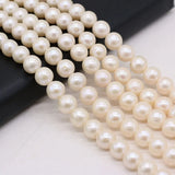 Natural Freshwater Pearl Beads Round Loose Pearls for Jewelry Making