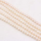 Round Natural Freshwater Pearl Beads for Jewelry Making DIY