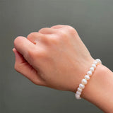 6mm Natural Freshwater Pearl Bracelet 14-21cm