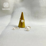 Natural Freshwater Pearl High Gloss Pearl Ring