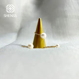 Natural Freshwater Pearl High Gloss Pearl Ring