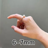Natural Freshwater Pearl High Gloss Pearl Ring