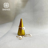Natural Freshwater Pearl High Gloss Pearl Ring