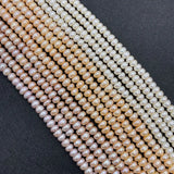 Purple Freshwater Pearl Flat Beads 3-12mm Jewelry DIY