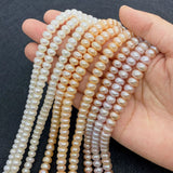 Purple Freshwater Pearl Flat Beads 3-12mm Jewelry DIY