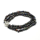 Freshwater Pearl Triple Bracelet Beaded Retro Style Jewelry