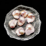 Baroque Freshwater Pearls Tail Beads Purple DIY Jewelry Making