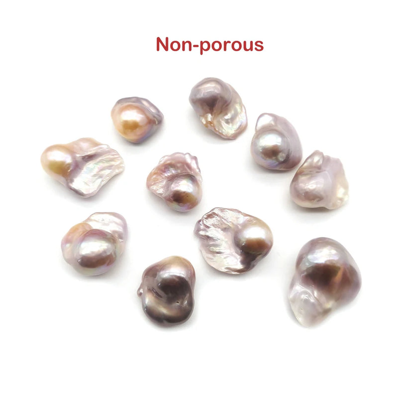 Baroque Freshwater Pearls Tail Beads Purple DIY Jewelry Making