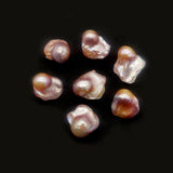Baroque Freshwater Pearls Tail Beads Purple DIY Jewelry Making