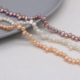 Natural Freshwater Pearl Beads 5-6 MM Jewelry Making DIY Accessory