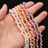 Natural Freshwater Pearl Beads 5-6 MM Jewelry Making DIY Accessory