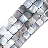 Natural Gray Shell Pendant for Jewelry Making