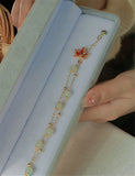 Hetian Jade Maple Leaf Charm Bracelet for Women