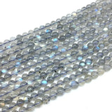 Labradorite Stone Beads Moonstone Smooth 4-8mm 15 inch
