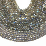 Labradorite Stone Beads Moonstone Smooth 4-8mm 15 inch