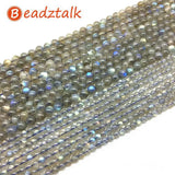 Labradorite Stone Beads Moonstone Smooth 4-8mm 15 inch