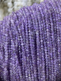 Natural Lavender Amethyst Faceted Beads for Jewelry Making