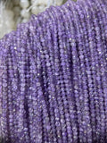 Natural Lavender Amethyst Faceted Beads for Jewelry Making