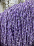 Natural Lavender Amethyst Faceted Beads for Jewelry Making