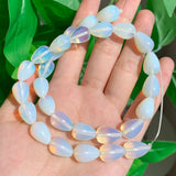 Natural Opal Faceted Round Heart Loose Beads for DIY Charms Jewelry