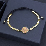 Copper Cubic Zirconia Bracelet - 7 Elegant Colors - Perfect Gift for Women