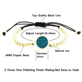 Copper Cubic Zirconia Bracelet - 7 Elegant Colors - Perfect Gift for Women