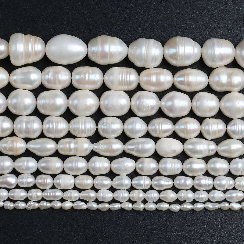 Natural Freshwater Pearl Beads 3-4mm/12-13mm