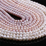 5-6mm Round Natural Pearl Beads Loose Freshwater Pearl for Jewelry Gift