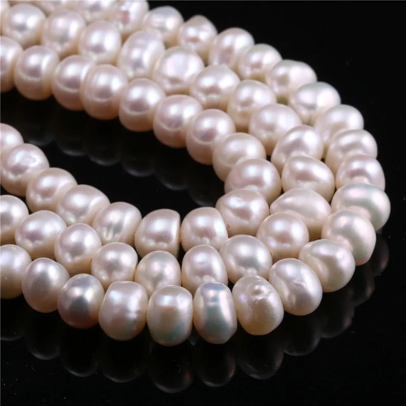 5-6mm Round Natural Pearl Beads Loose Freshwater Pearl for Jewelry Gift