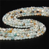 Natural Quartzs Beads Garnet 4mm 6mm Round Flat Faceted Loose Bead