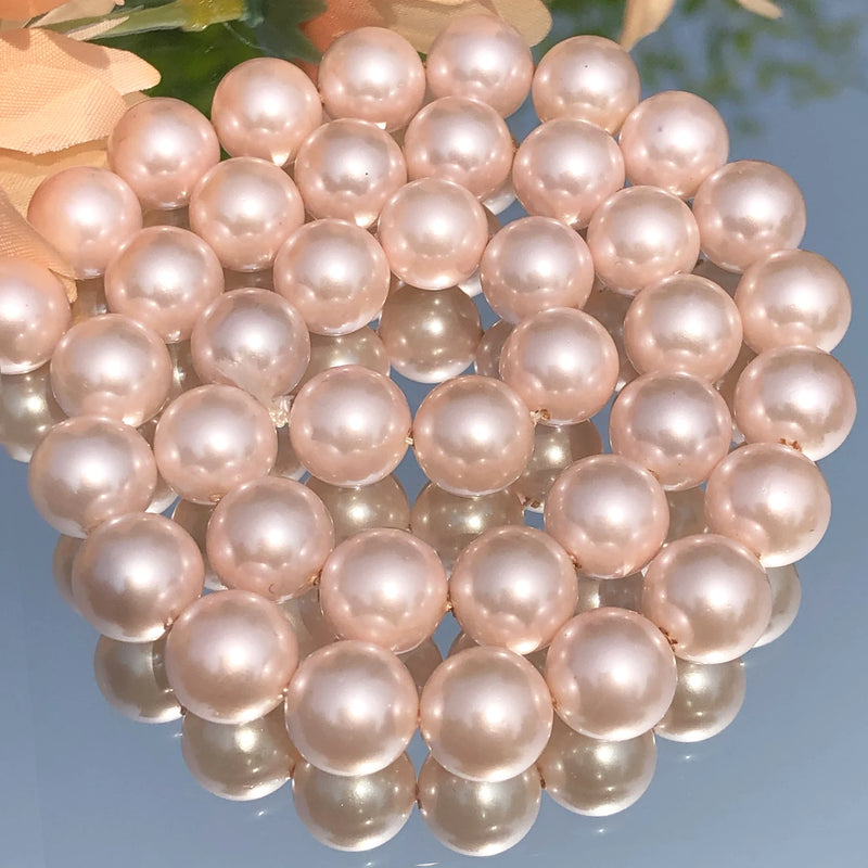 Natural Shell Beads Rainbow Pearl Loose Spacer Beads for Jewelry Making