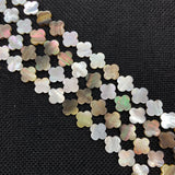 Natural Shell Loose Beads Strand Flower Shape Clover DIY