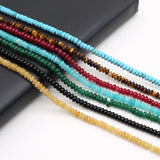 Natural Stone Rondelle Spacer Quartz Beads for DIY Jewelry