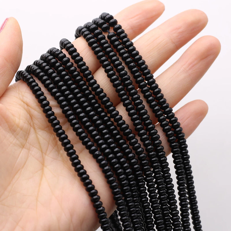 Natural Stone Rondelle Spacer Quartz Beads for DIY Jewelry