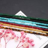 Natural Stone Rondelle Spacer Quartz Beads for DIY Jewelry