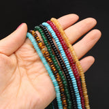 Natural Stone Rondelle Spacer Quartz Beads for DIY Jewelry