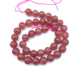 6mm 8mm 10mm Strawberry Crystal Beads for Jewelry Making
