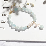 Natural Stone Pearl Bracelet Women Party Jewelry Gift