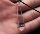 Natural Stone Quartz Crystal Pendant Rhombus Pendulum Pendants