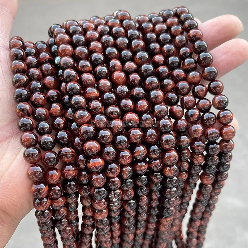 Red Tiger Eye Beads Round Spacer Beads 4-20mm